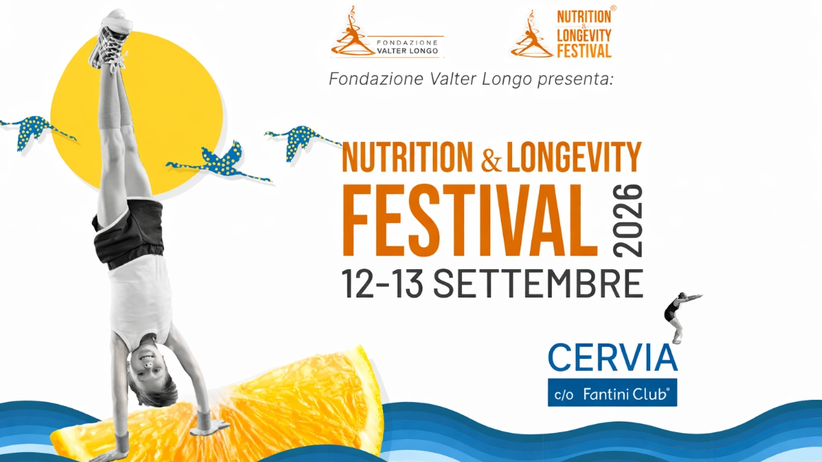 Nutrition & Longevity Festival – 12 e 13 settembre 2026 a Cervia