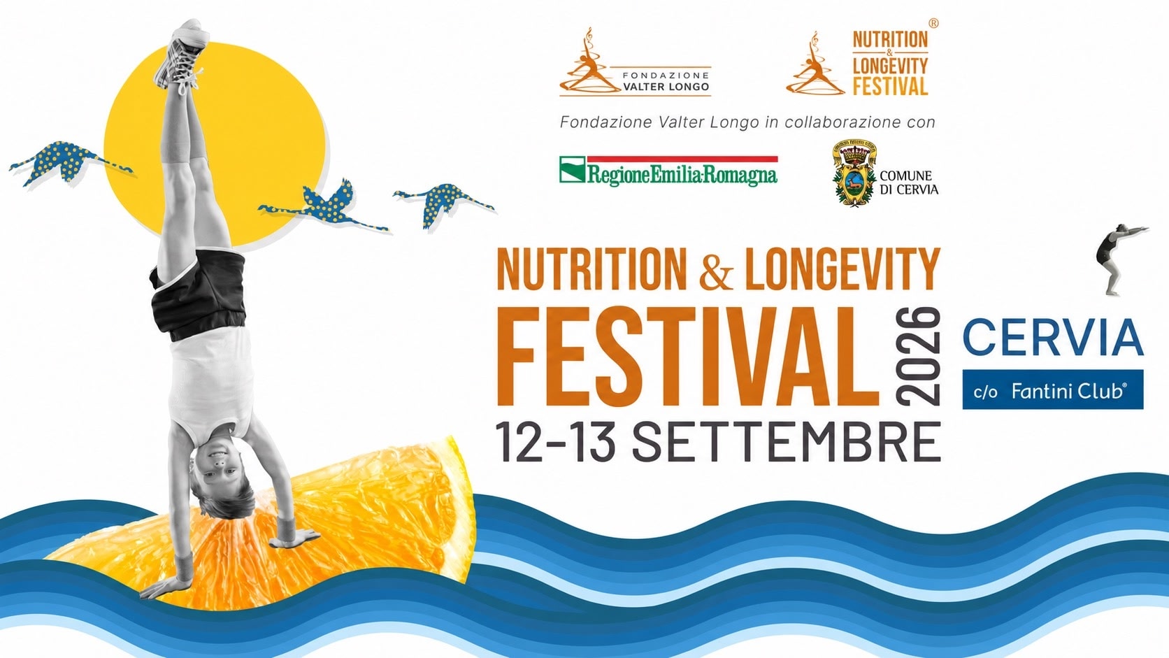 Nutrition & Longevity Festival – 12 e 13 settembre 2026 a Cervia